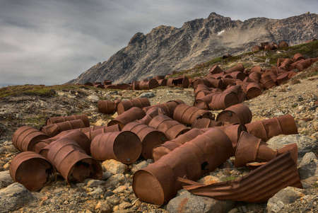 Abandoned American Air Base, East Greenland
