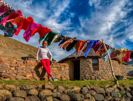 Makhapung Village, Lesotho.