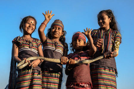 Banjara girls, gypsies, Bangladesh