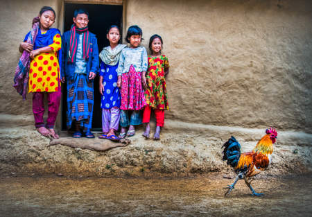 Garo tribe village, Bangladesh